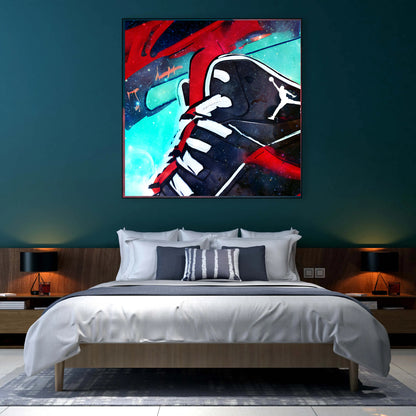 Nike bedroom wall art