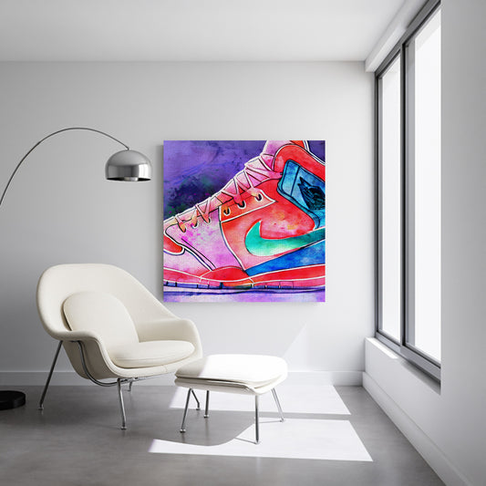 Nike modern art canvas wall art