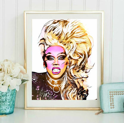 RuPaul Drag Queen Artwork