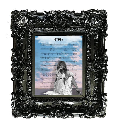 Stevie Nicks Gypsy Sheet Music Wall Art  | Lisa Jaye Art Designs