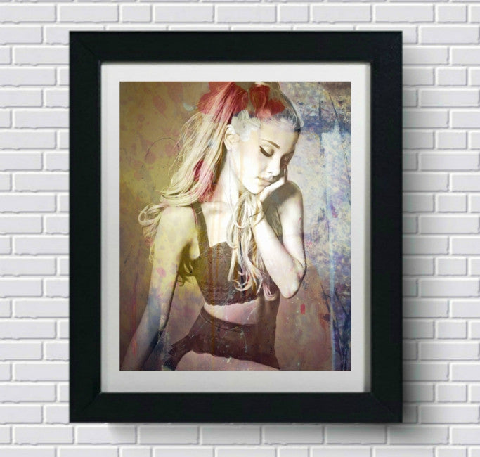 Ariana Grande Wall Art Artwork Canvas Poster Art Print