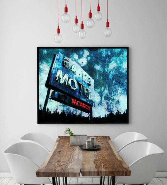 Bates Motel Psycho Wall Art, Artwork, Painting