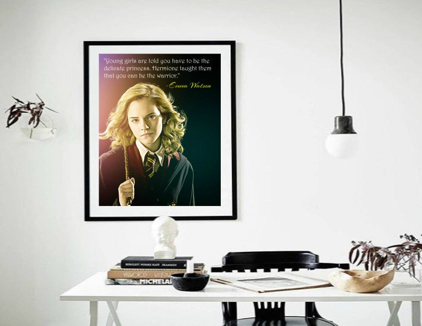 Emma Watson Hermione Wall Art  | Lisa Jaye Art Designs