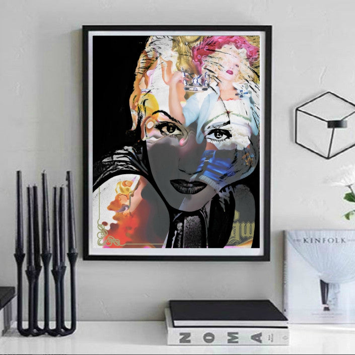 Gwen Stefani Wall Art by Lisa Jaye