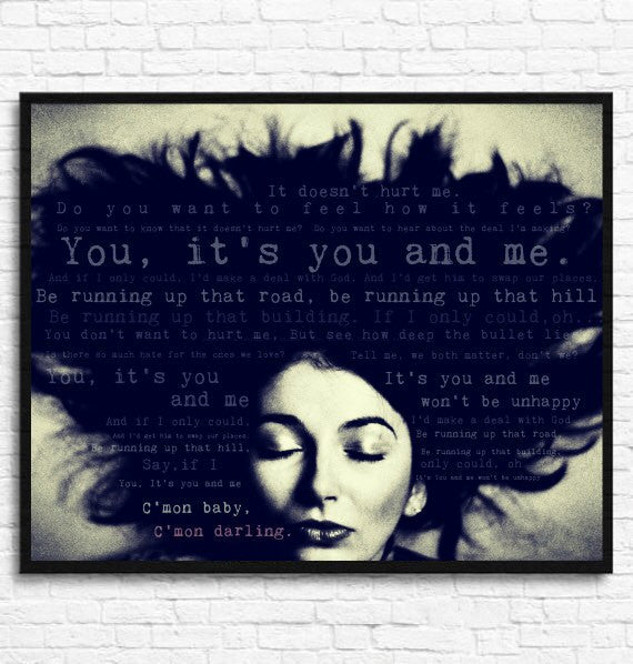 Kate Bush Wall Art  | Lisa Jaye Art Designs