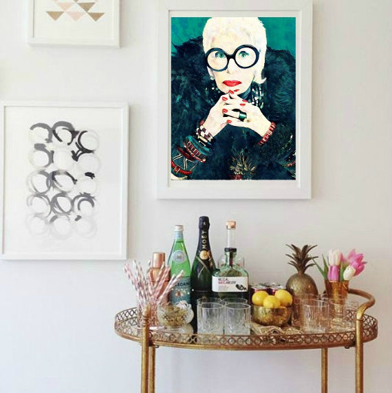 Iris Apfel Art Print