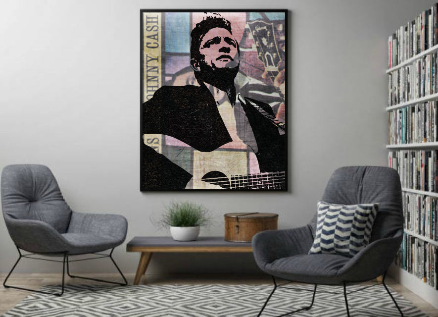 Johnny Cash Wall Art