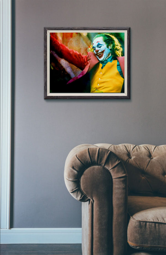 joker wall art artwork poster gift joaquin phoenix 2019