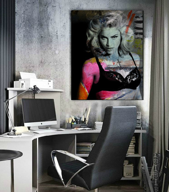 Madonna Wall Art, Artwork, Poster, Painting