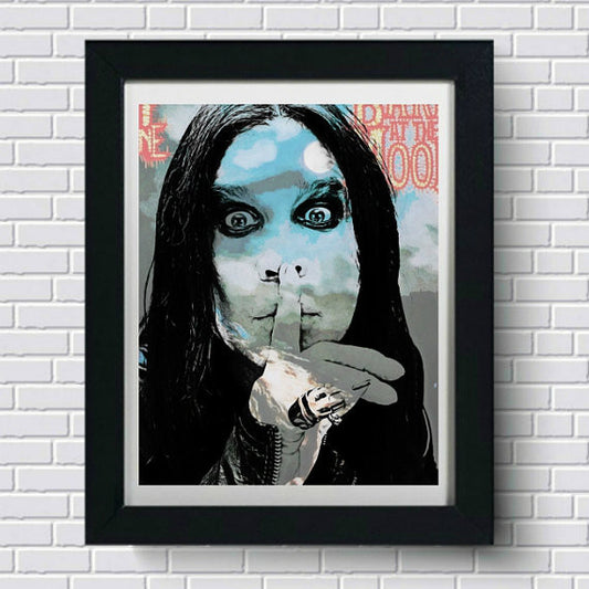 Ozzy Osbourne Wall Art by Lisa Jaye