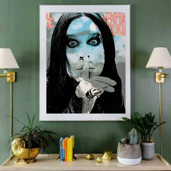 Ozzy Osbourne Wall Art by Lisa Jaye