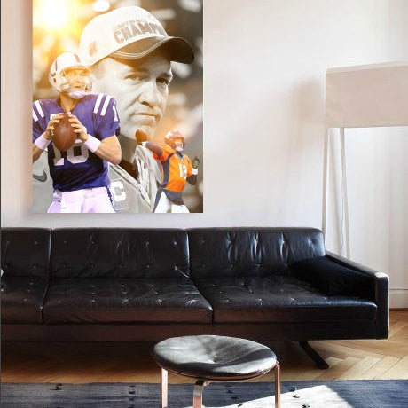 Peyton Manning Art Print, Wall Art, Poster, Artwork, Canvas