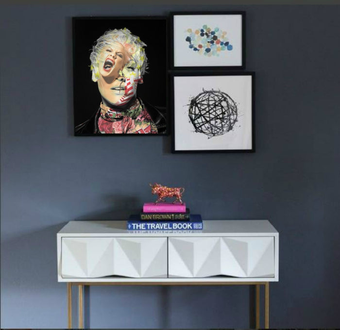 Pink the singer wall art, artwork 