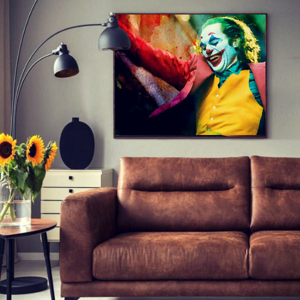 joker wall art artwork poster gift joaquin phoenix 2019