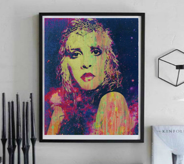 Stevie Nicks Wall Art Poster Painting Canvas Art Print