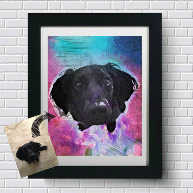 Custom Pet Art - Watercolor Style