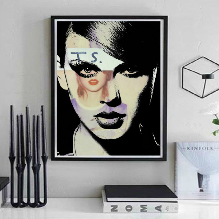 Taylor Swift Wall Art by Lisa Jaye