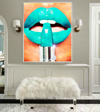 Tiffany Blue pop art