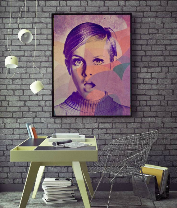 Twiggy 60's Art for Sale