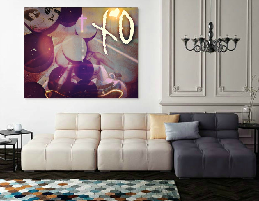 The Weeknd "XO" Wall Art  | Lisa Jaye Art Designs